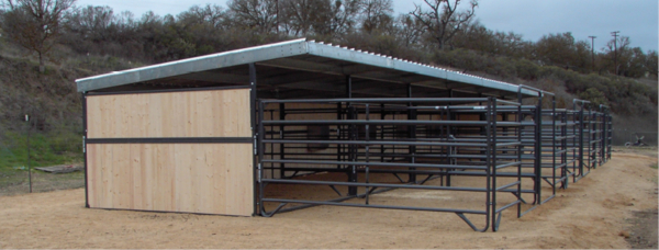 modular horse shelter